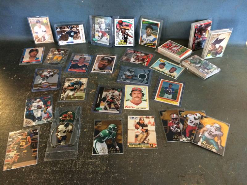 lot 102 image: Sports Rookie Card Collection with Dickerson, Jordan, Dunca, Jersey Cards and More