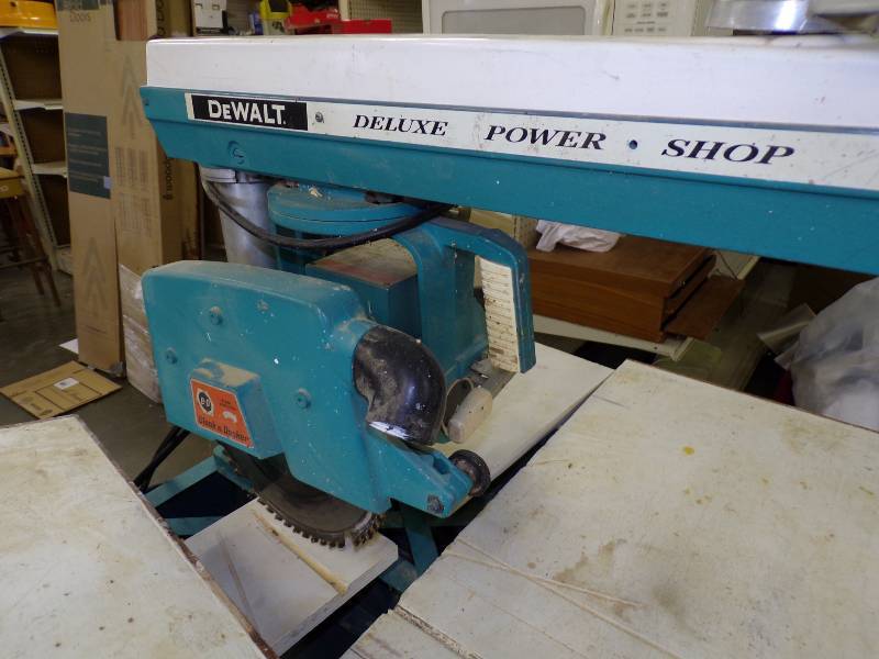 lot 23 image: Dewalt Radial Arm Saw