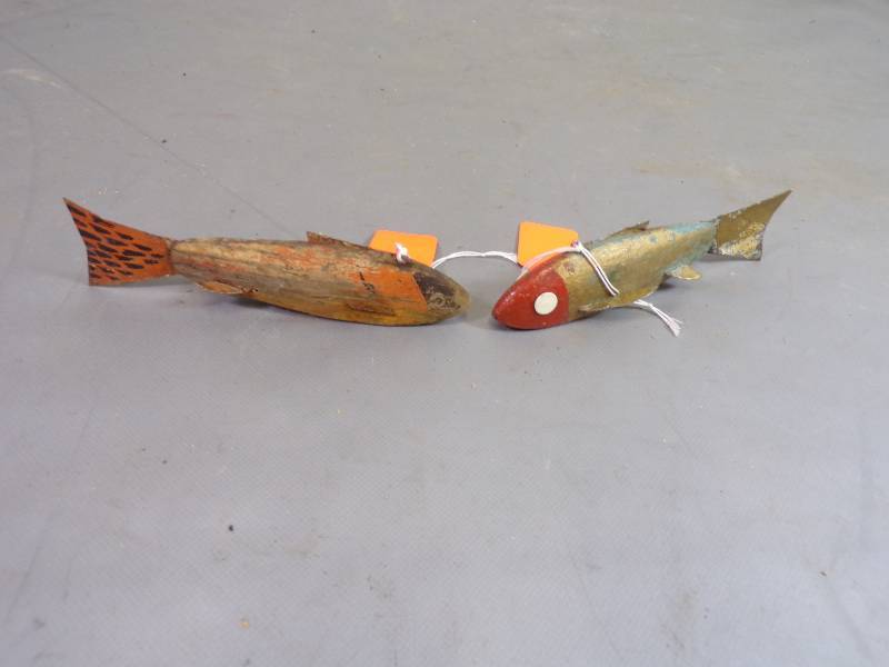 lot 34 image: Antique Fishing Decoys