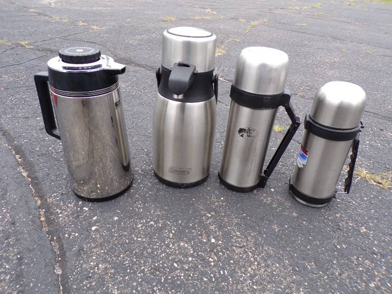 lot 77 image: 2 Thermos and 2 Coffee Dispensers