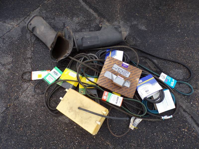 lot 130 image: Mower Belts and Parts