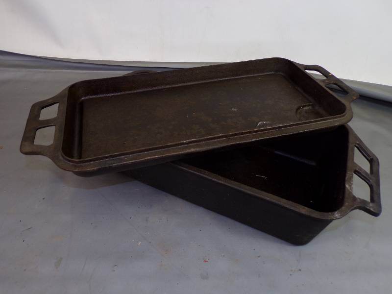 lot 137 image: Cast Iron Pan with Cover