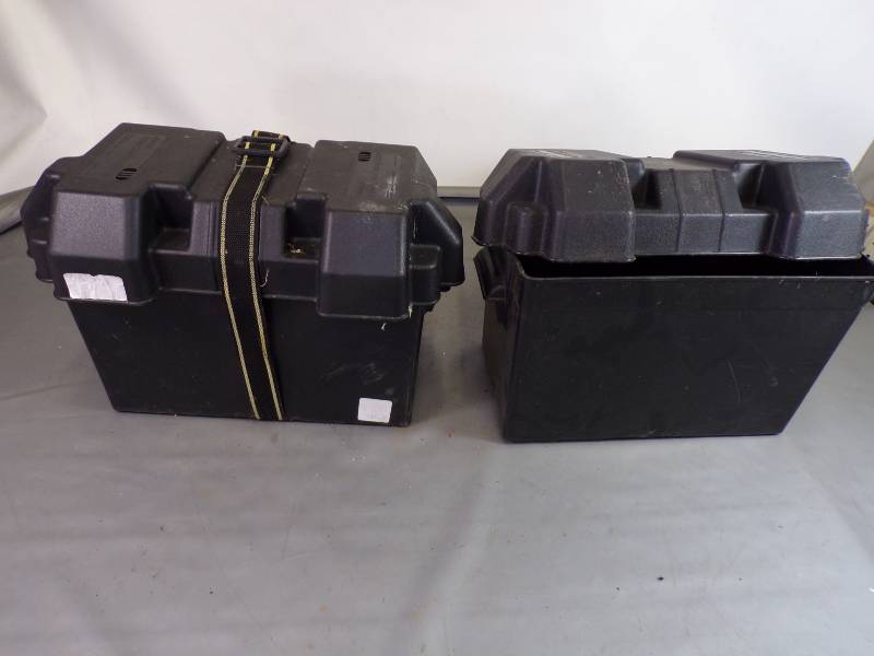 lot 169 image: Pair of Battery Boxes with Covers