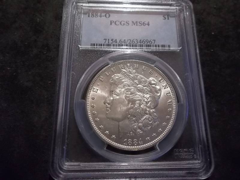 1884 O Morgan Silver Dollar