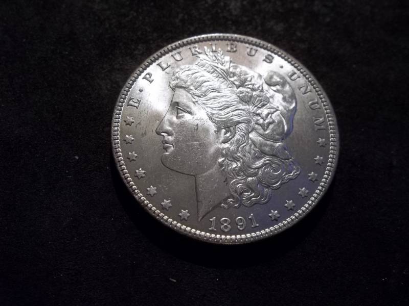 1891 Morgan Silver Dollar