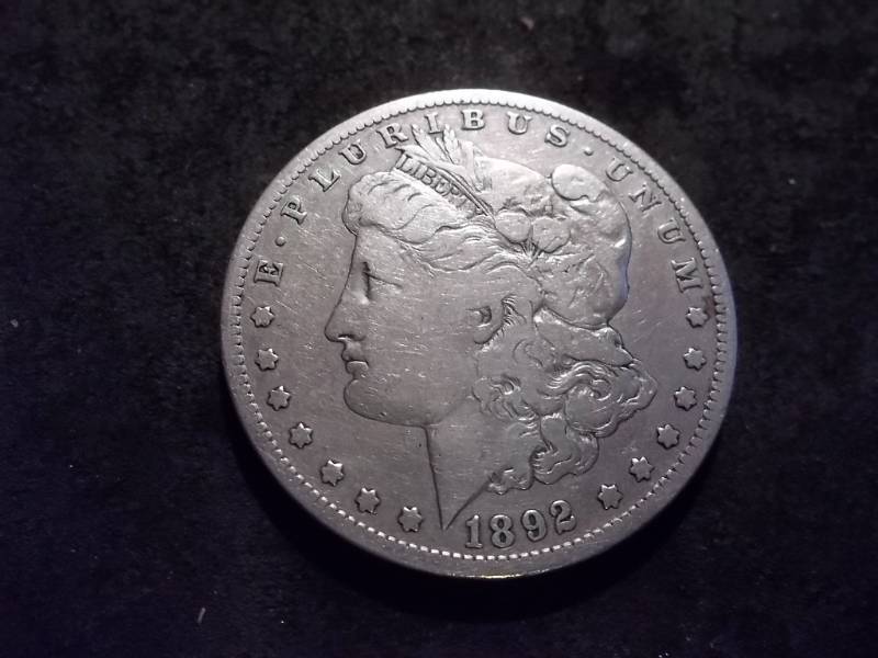 1892 S Morgan Silver Dollar