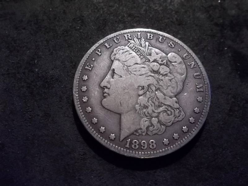 1898 S Morgan Silver Dollar