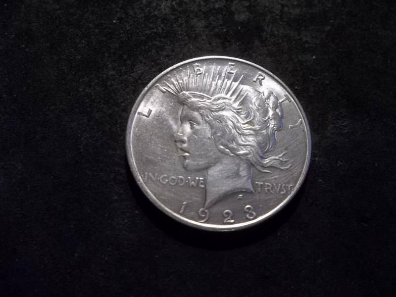 1923 D Peace Silver Dollar
