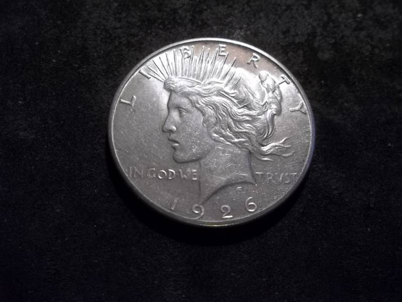 1926 S Silver Peace Dollar
