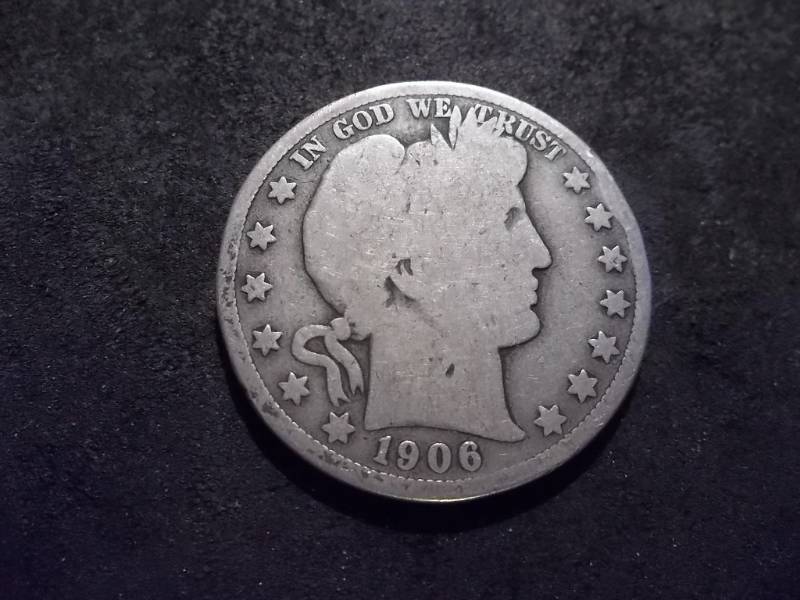 1906 D Barber Half Dollar