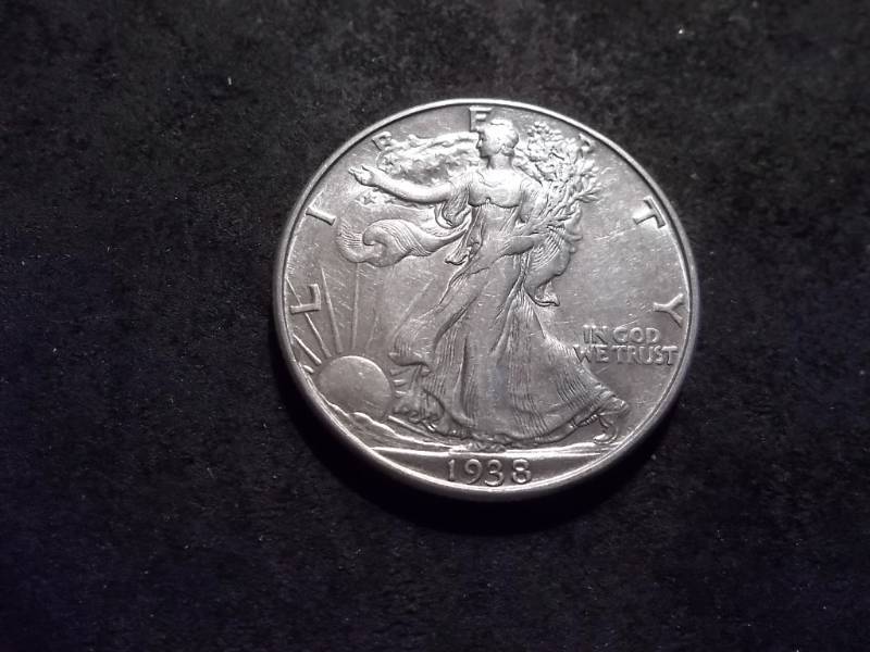 1938 D Walker Half Dollar