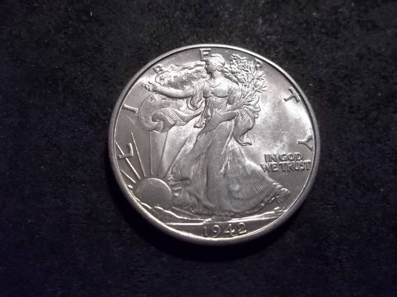 1942 D Walker Half Dollar