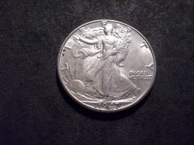 1947 D Walker Half Dollar