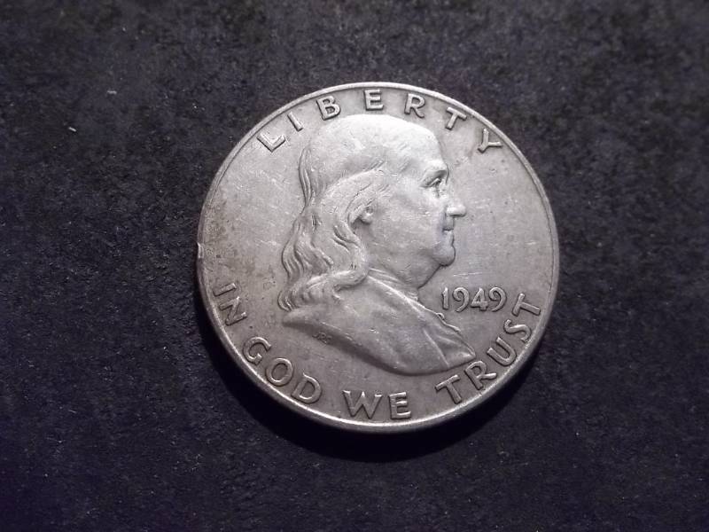 1949 D Franklin Half Dollar
