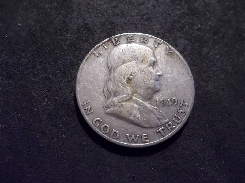 1949 S Franklin Half Dollar