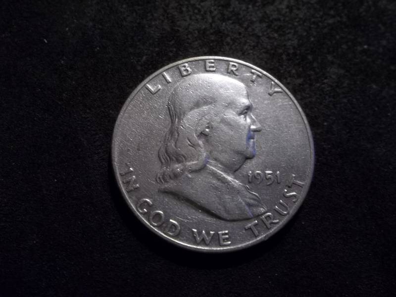 1951 D Franklin Half Dollar