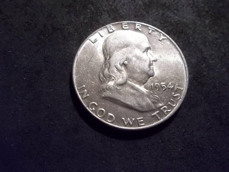 1954 D Franklin Half Dollar