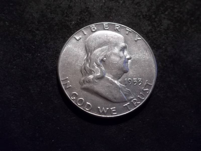 1955 Franklin Silver Half Dollar
