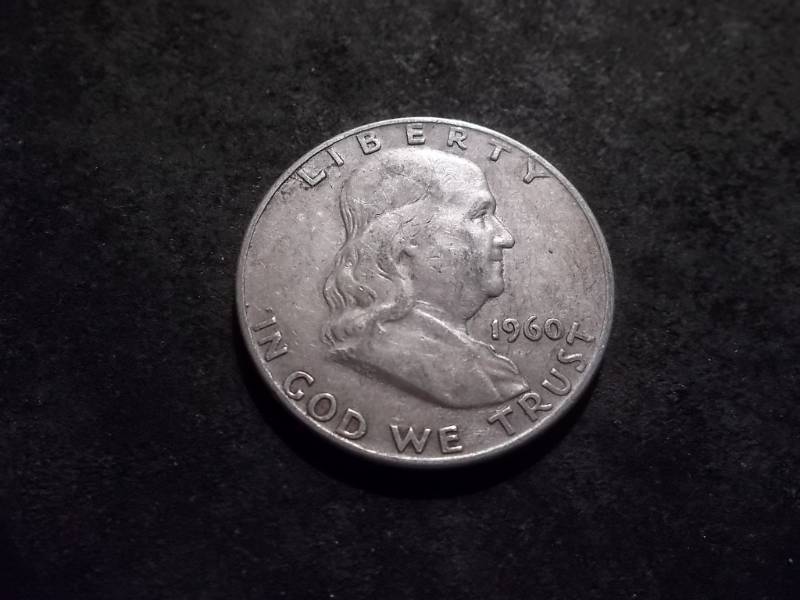 1960 D Franklin Half Dollar