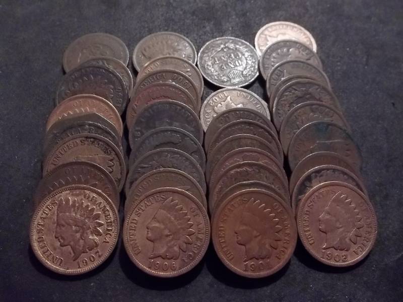 41 Indian Head Cents 1880s-1909