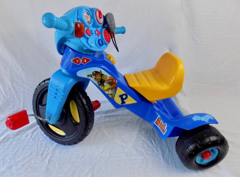 fisher price paw patrol lights and sounds trike
