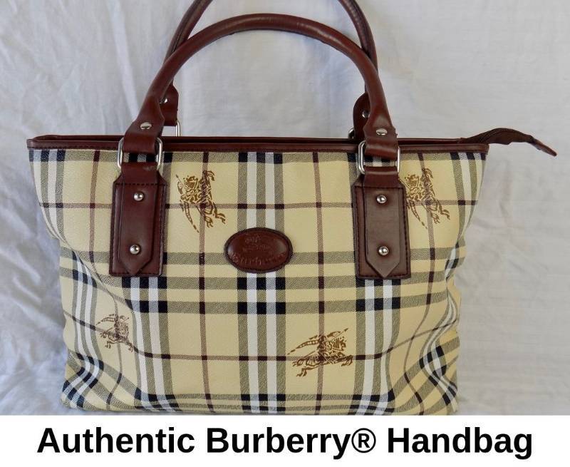 Authentic Vintage Burberry Blue Label Hand Bag