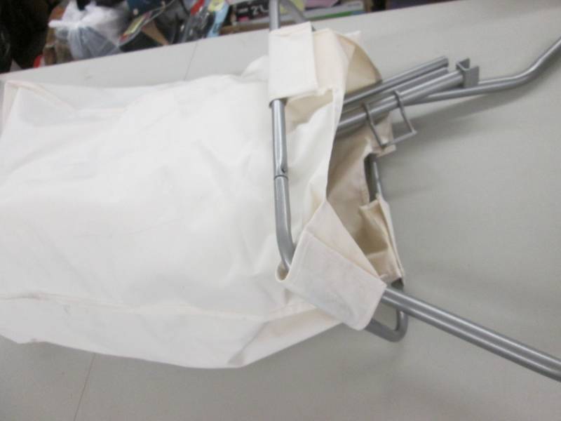 lot 12 image: Open Pkg Hamper Stand...