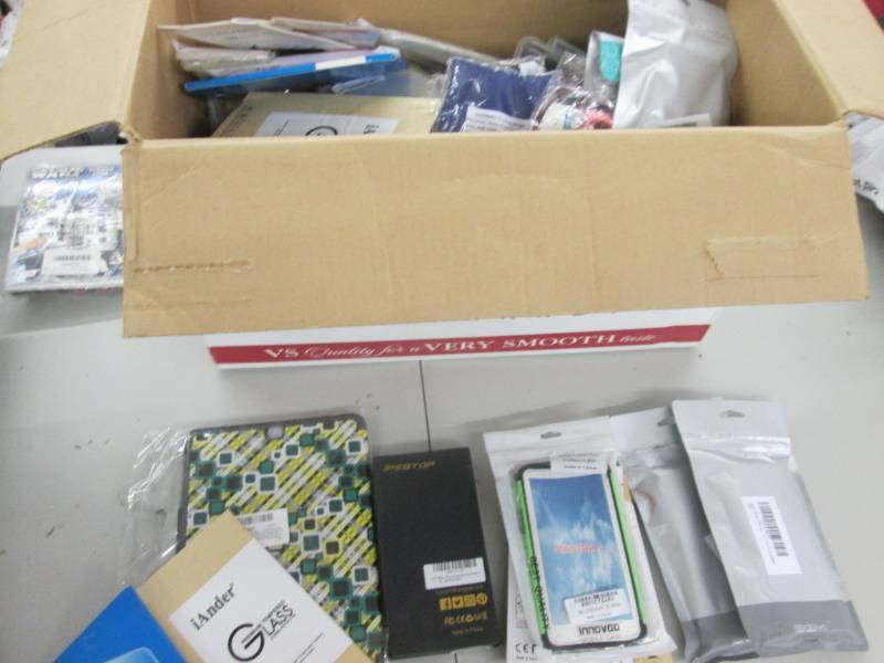 lot 93 image: Box of Tempered Glass, Screen Prote...