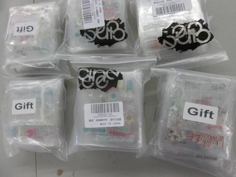 lot 121 image: 6 Multipacks Rubberstamps...