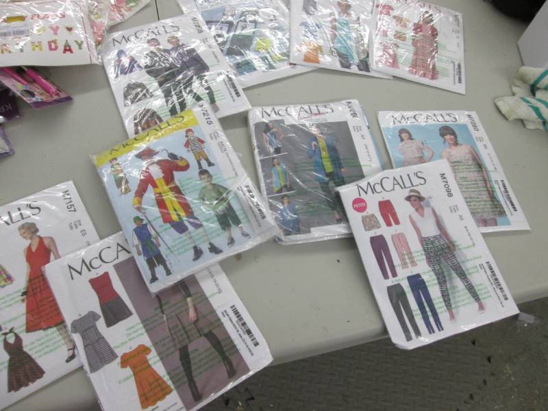 lot 122 image: Lot of 11 McCalls Patterns...