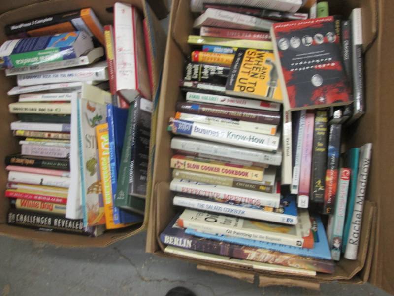 lot 131 image: 2 Boxes of Non-Fiction Books...