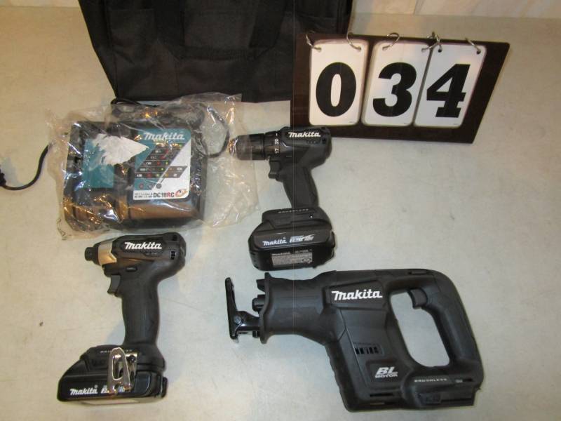 lot 34 image: Makita DriverDrill Impact Driver Kit