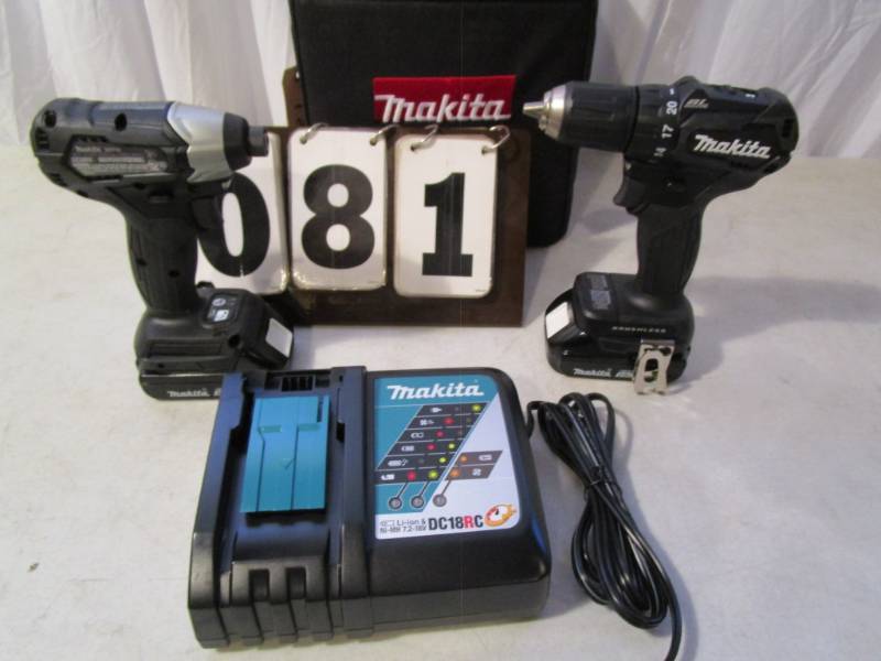 lot 81 image: Makita 18V LXT Sub-Compact 2pc Combo Kit