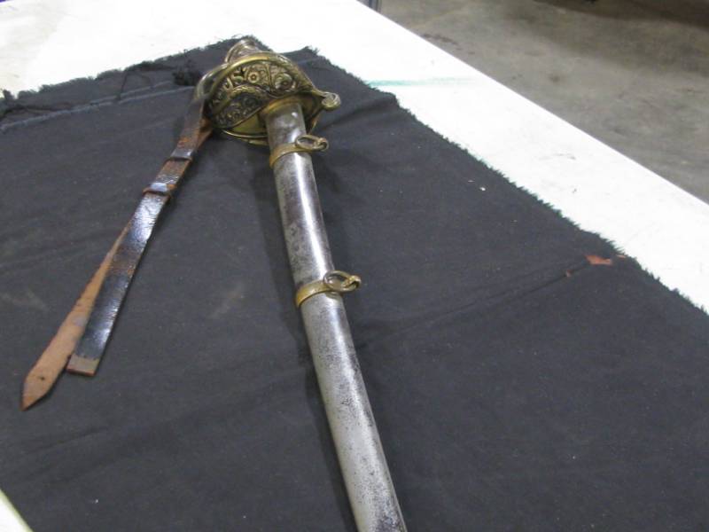 lot 12 image: Civil War Sword