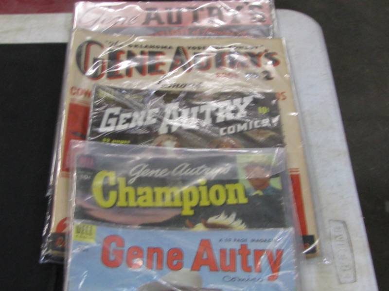 lot 18 image: Gene Autry Comic Books