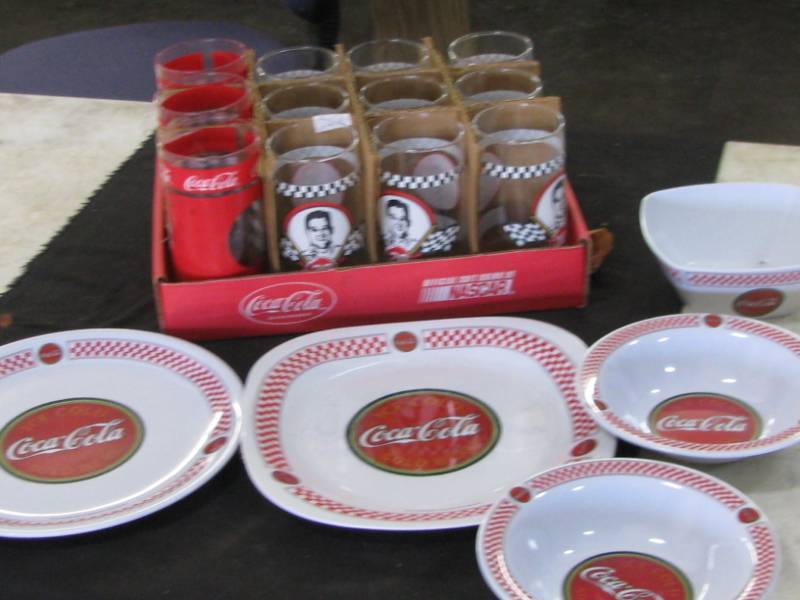 lot 34 image: Coca Cola Glasses