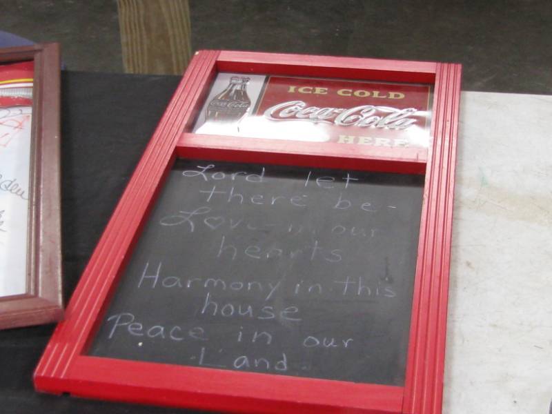 lot 49 image: Coca Cola Menu Boards