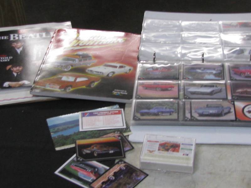 lot 60 image: Corvette Trading Cards
