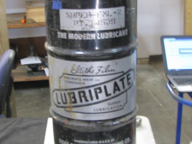 lot 98 image: Lubriplate Metal Drum