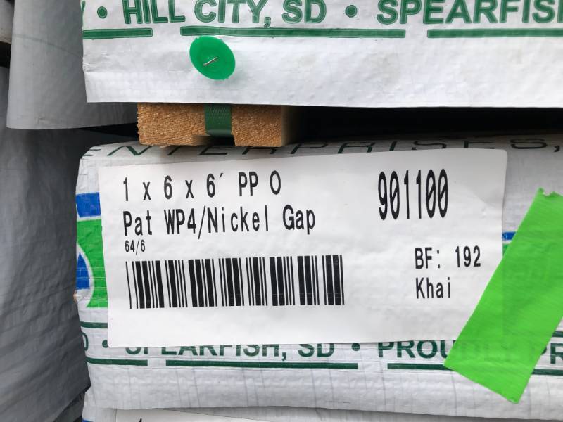 1x6x6 Nickel Gap and V-groove T&G OUTS