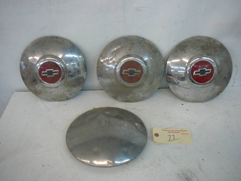 Vintage Chevy Hub Caps
