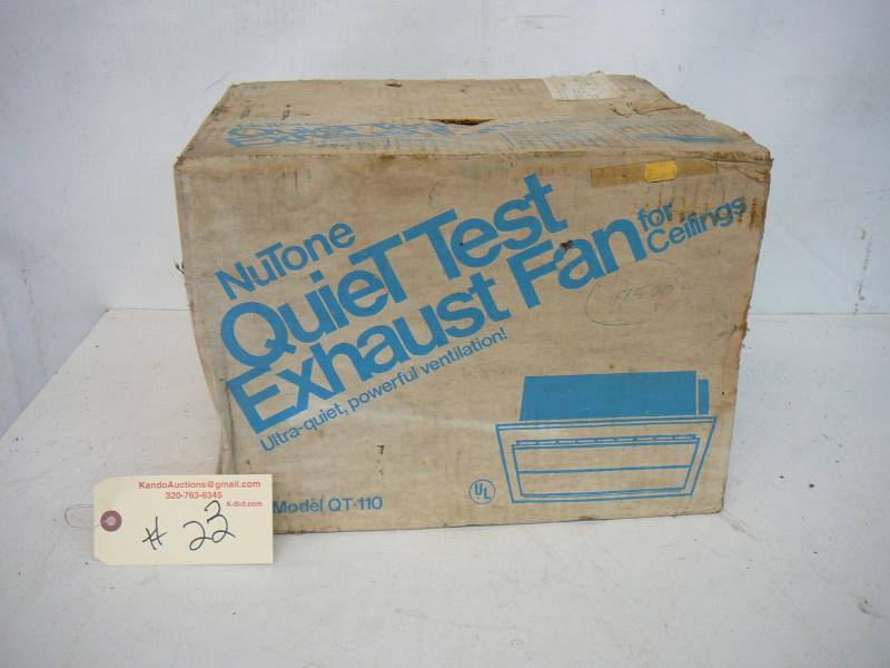 Nutone Quiet Test Exhaust Fan For Ceiling