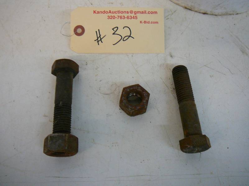 50lbs Of Large Bolts 3 12 x 34