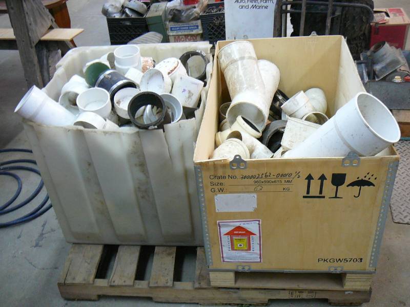 Large Lot Of PVC Fittings