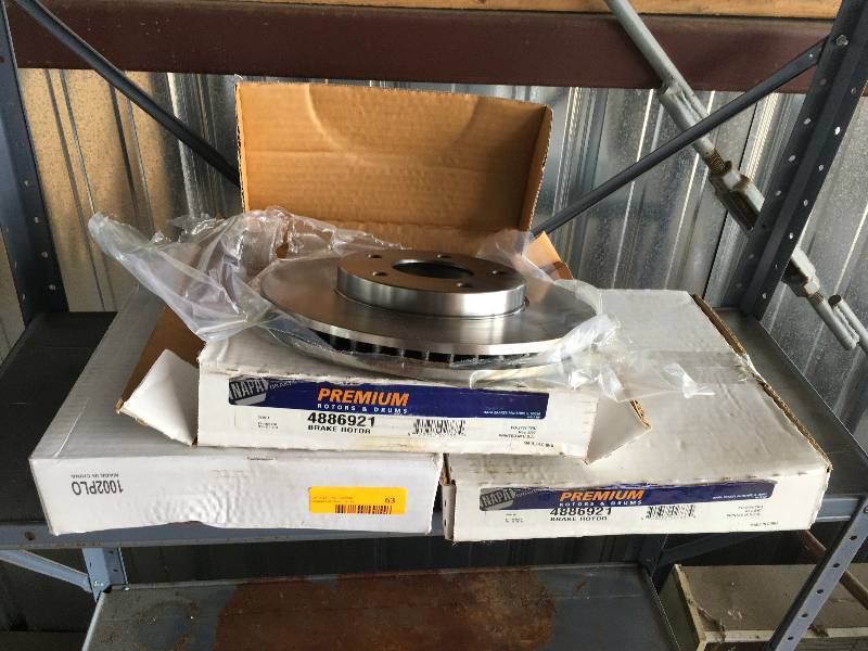 lot 63 image: Napa Premium Brake Rotors
