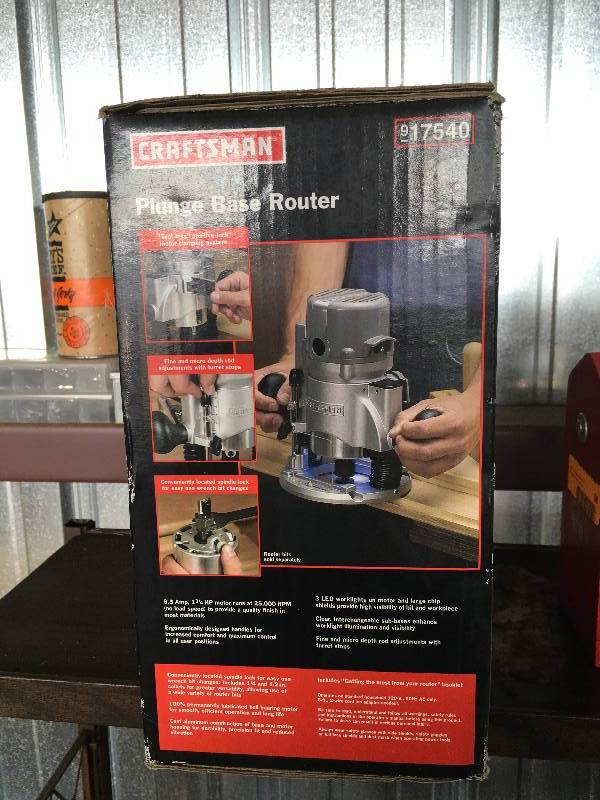 lot 69 image: Craftsman Plunge Base Router