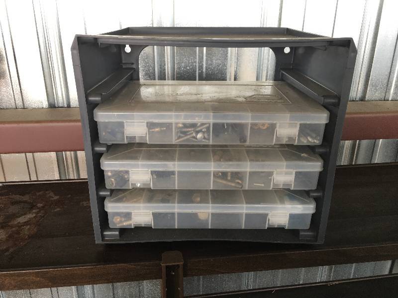 lot 70 image: Nuts,Bolts, & Misc Storage Bins