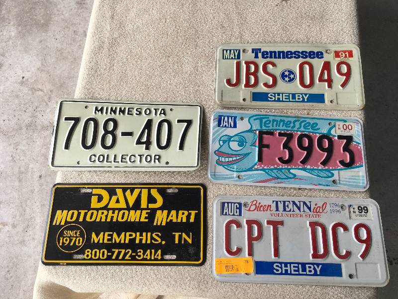 lot 78 image: Misc License Plates