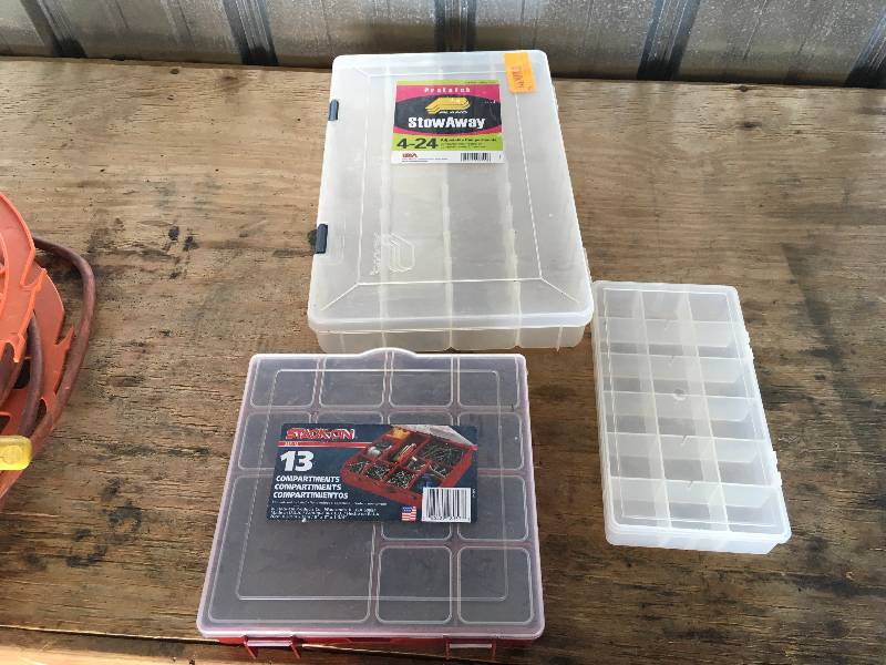 lot 82 image: Nuts,Bolts, & Misc Empty Storage Bins