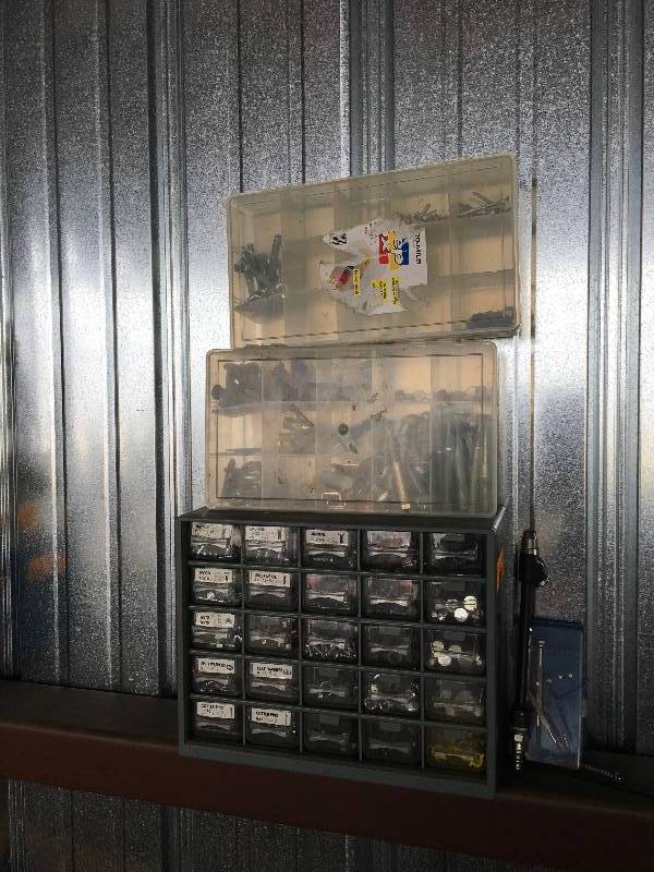 lot 101 image: Nuts,Bolts, & Misc Storage Bins